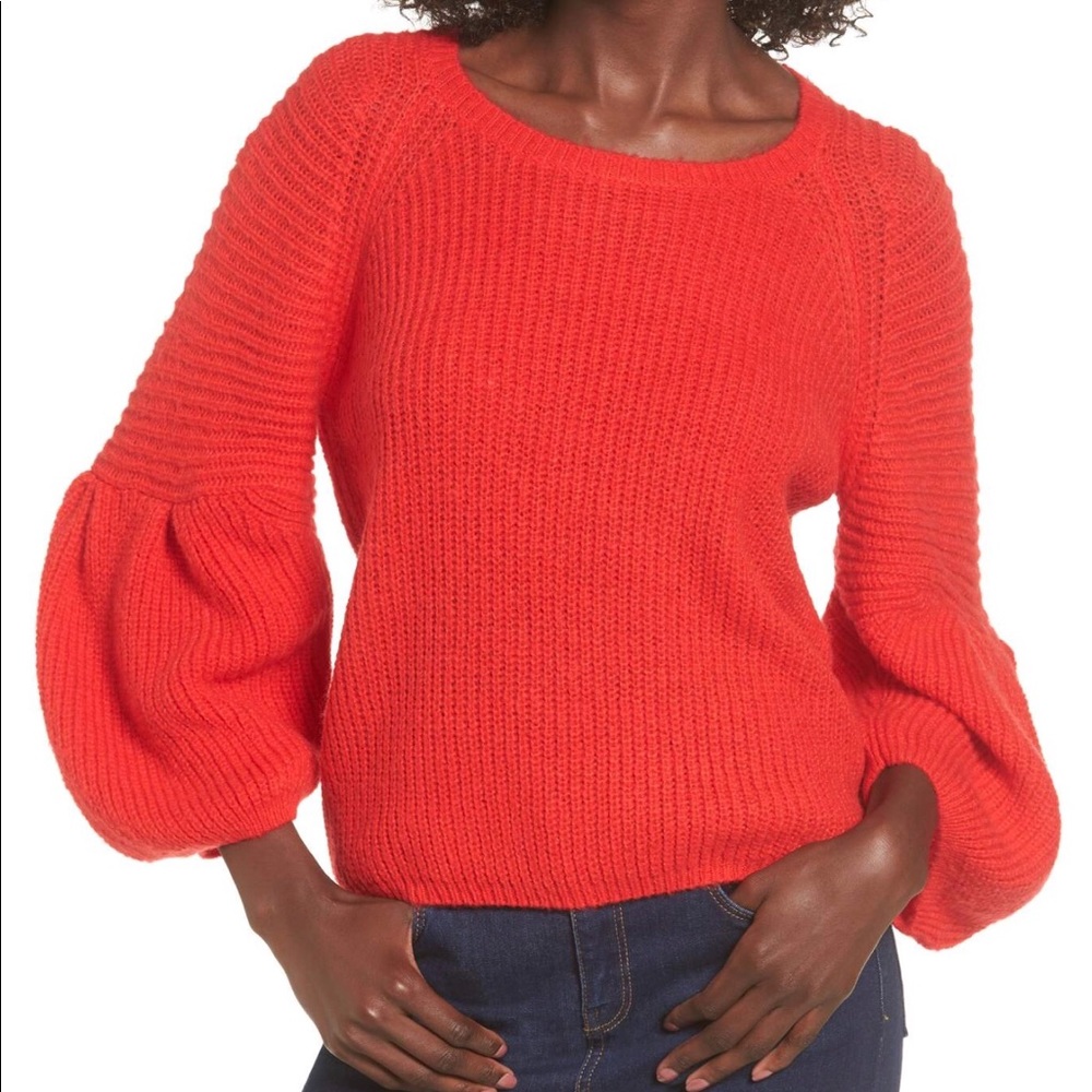 NWOT Vibrant red sweater